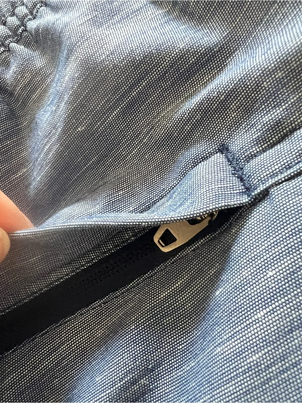 Lululemon LuluLinen Pull-On Pant Heather club blue size L